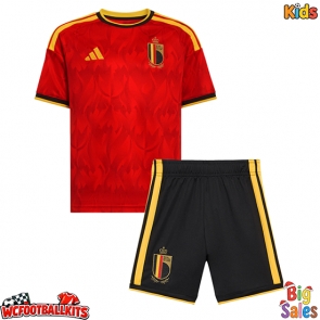 Belgium Replica Home Stadium Kit for Kids World Cup 2026 Short Sleeve (+ pants)
